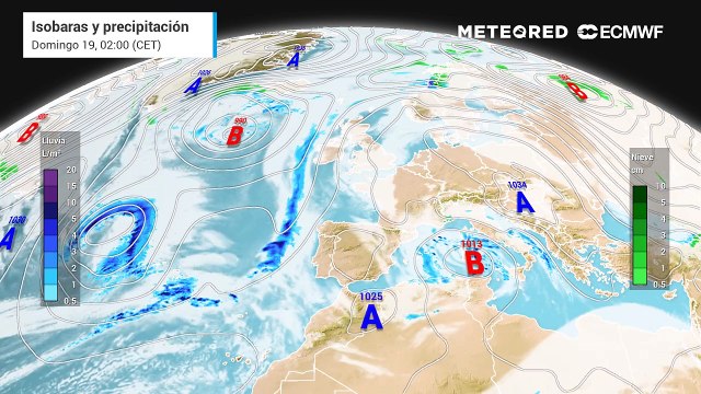 Precipitaciones y temporal atlántico con Garoé para la próxima semana