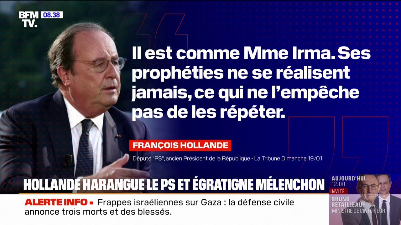 François Hollande estime que "les socialistes ont la clé jusqu'en 2027"