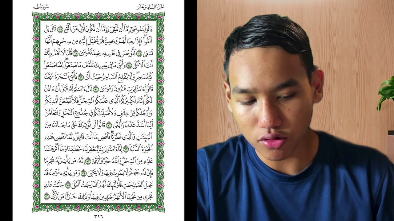 Ngaji Dengan Wan - Imran ms 316 Taha 65 - 76 سورة طه - video Dailymotion