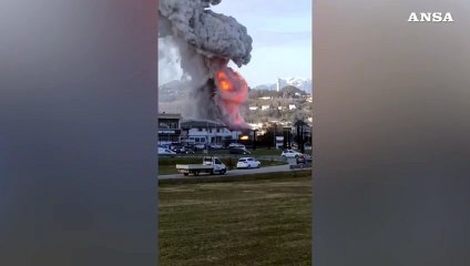 Trissino, violenta esplosione in una fabbrica di pile