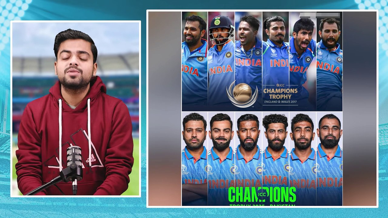 Gill named Vice-Captain, Sanju-Siraj Dropped ! Team India's Squad 2025 Champions Trophy Announced ! (1)