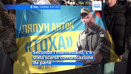 Guerra in Ucraina: manifestazione a Kiev per i soldati catturati da Mosca