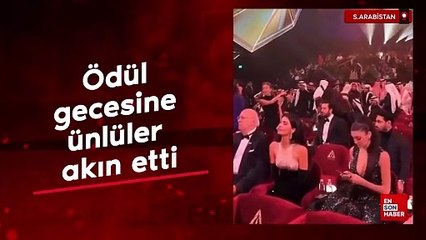 Suudi Arabistan'da ödül gecesi: Ünlüler akın etti