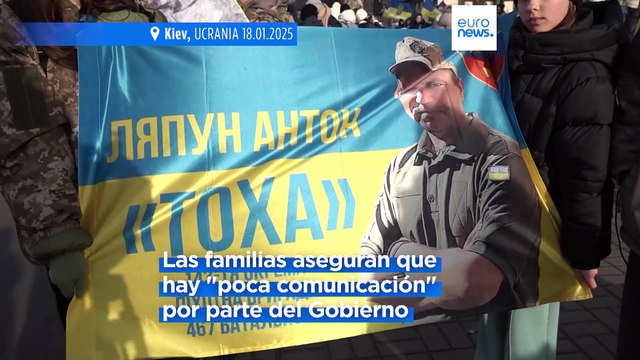 Una manifestación en Kiev exige respuestas sobre los prisioneros de guerra y soldados desaparecidos