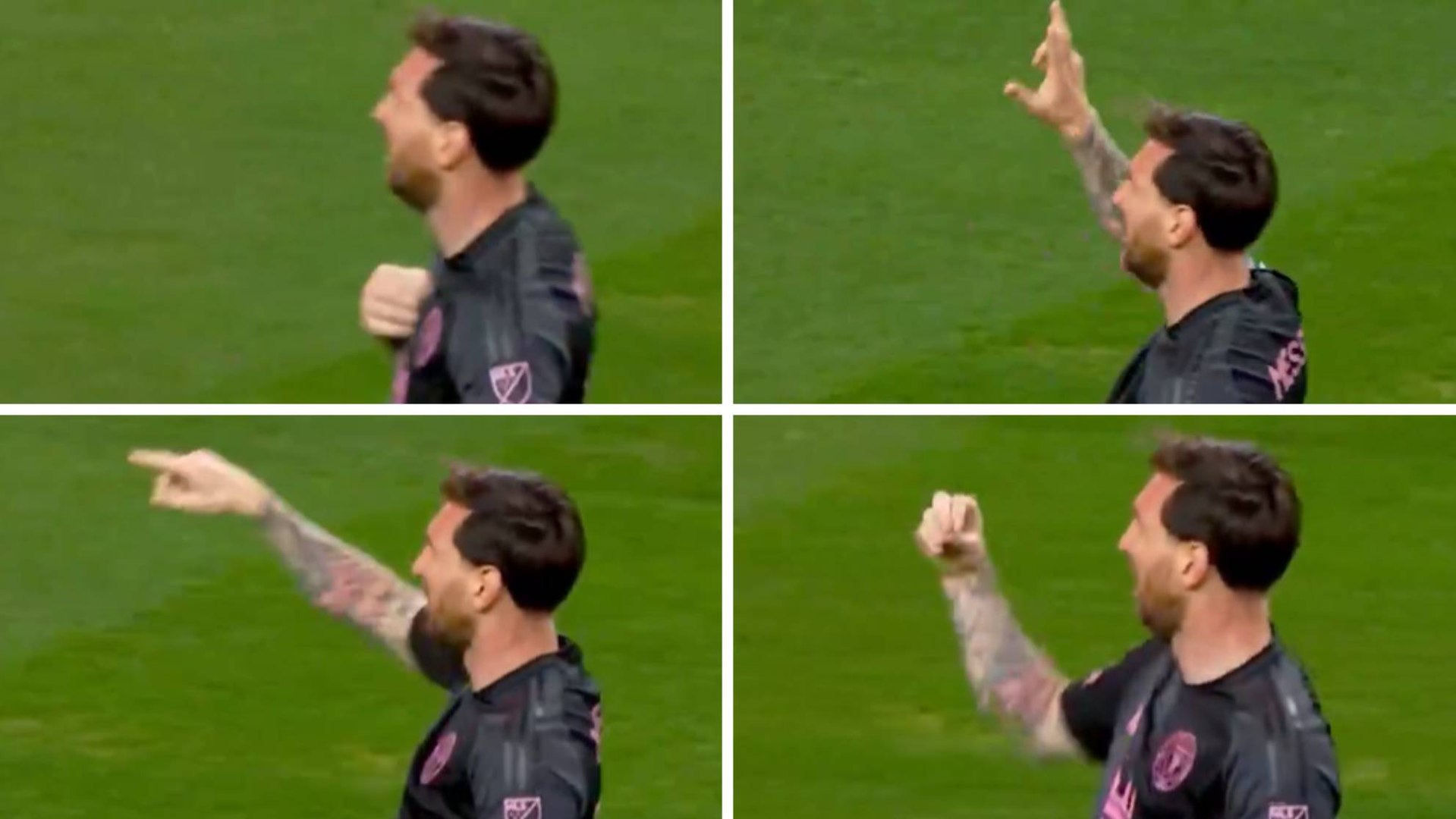 Messi celebra su primer gol del ao presumiendo de tres 'estrellas' ante la aficin mexicana