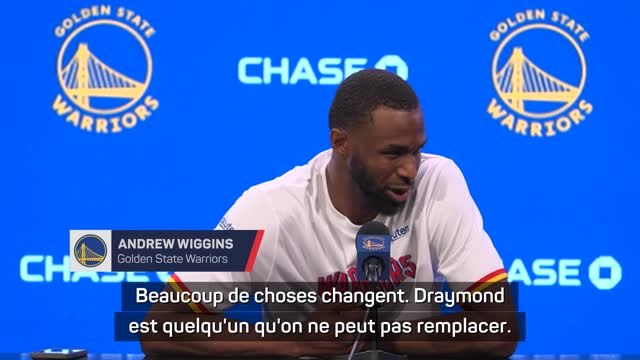 Warriors - Wiggins : “Draymond Green est quelqu'un qu'on ne peut pas remplacer, la réponse doit être collective”