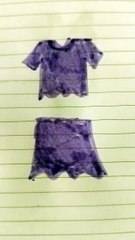 Costume da bagno per barbie disegno 2