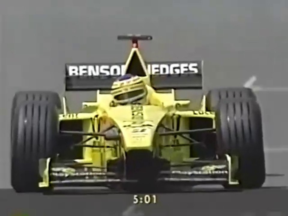 F1 – Jarno Trulli (Jordan Mugen-Honda V10) lap in qualifying – Canada 2000