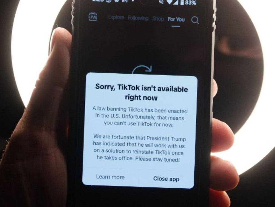 Videoplattform TikTok in den USA gesperrt