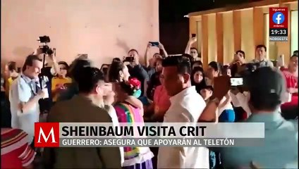 Claudia Sheinbaum visita el CRIT de Guerrero para impulsar programas de inclusión
