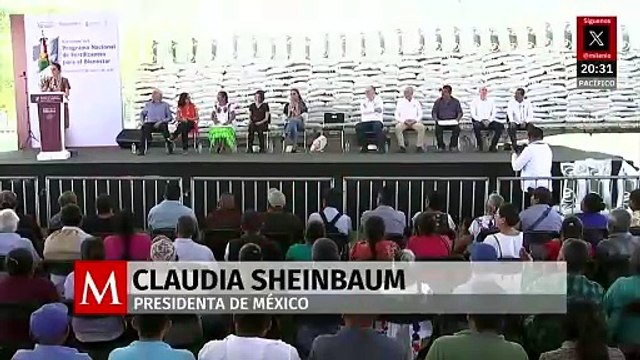 Claudia Sheinbaum inicia programa de fertilizantes gratuitos en Guerrero