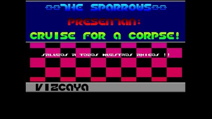 Amiga Cracktro Cruise For A Corpse By Sparrows (1991)
