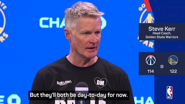 Kerr provides Green and Curry injury update