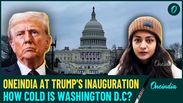 Trump's Inauguration: Is WASHINGTON D.C Deadly Cold Means Limited Guests? Oneindia Ground Report