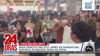 Mga deboto ng Sto. Niño sa Pandacan, Maynila dumagsa para sa pista | 24 Oras Weekend