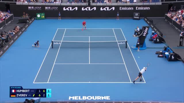 Open d'Australie - Malgré un set remporté, Humbert s'incline face à Zverev