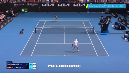 Alcaraz sets up Djokovic clash after Draper retires