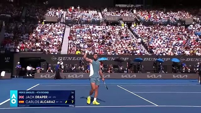 Jack Draper v Carlos Alcaraz Highlights | Australian Open 2025 Fourth Round