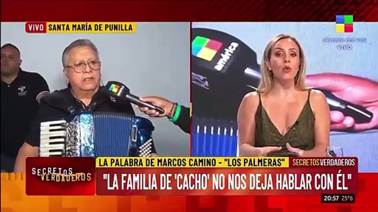 La triste revelación de Marcos Camino sobre Cacho Deicas de Los Palmeras