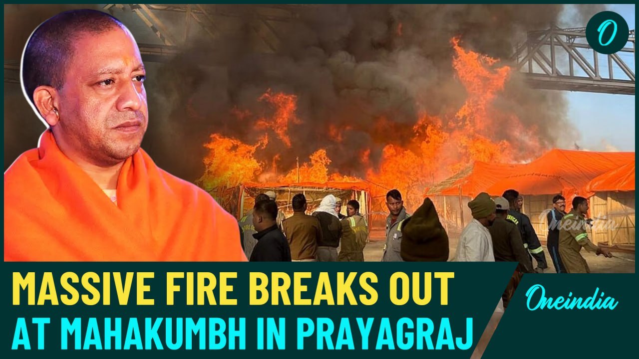 VIDEO: Massive Fire Breaks Out at Maha Kumbh Mela | All We Know About Kumbh Mela Fire