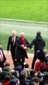 Watch as Fabian Hurzeler and Sir Alex Ferguson share warm moment before Brighton vs Manchester United