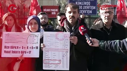 Mülakat mağduru öğretmenler, MEB'deki nöbetlerinin 7’inci gününde Devlet Denetleme Kurulunda inceleme başlatılmasını istiyoruz