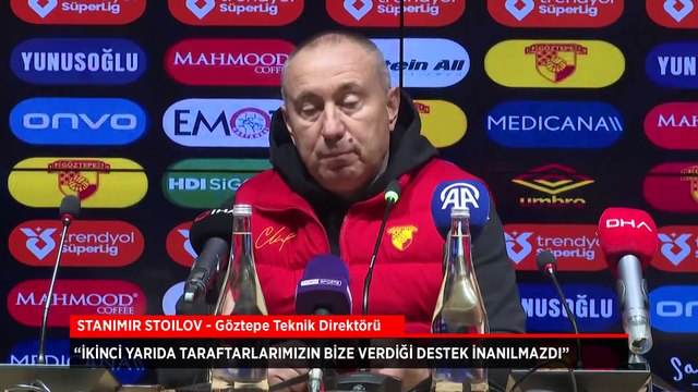 Göztepe Teknik Direktörü Stanimir Stoilov: Önemli bir galibiyet aldık