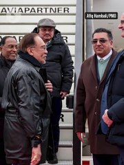 Anwar arrives in Brussels for a two-day working visit