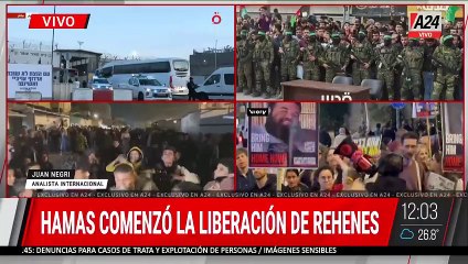 Liberación de Rehenes en Israel