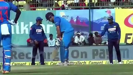MS Dhoni 'The Saviour' - 65 (87) vs Sri Lanka 1st Odi 2017 , Dharamsala (Ball By Ball)
