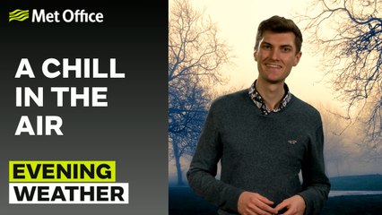Met Office Evening Weather Forecast 19/01/25 – Damp night, colder east