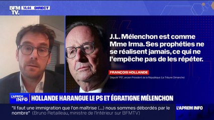 "Les guéguerres (...) je ne crois pas que ce soit l'avenir": le maire de Rouen réagit au tacle de François Hollande envers LFI