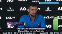 Djokovic refuses on-court interview after 'insulting comments'