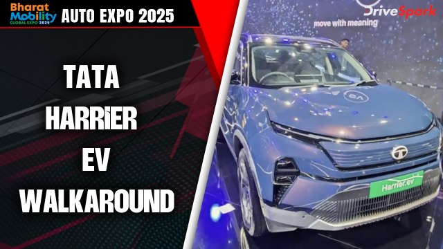 Auto Expo 2025: Tata Harrier EV Walkaround | In Tamil | Pearlvin Ashby