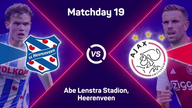 Ajax close gap on PSV with win at Heerenveen