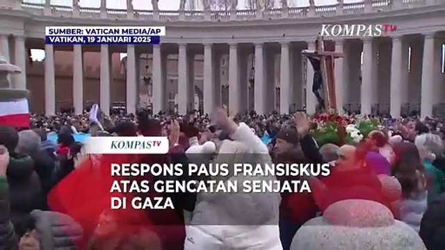 Respons Paus Fransiskus atas Gencatan Senjata di Gaza