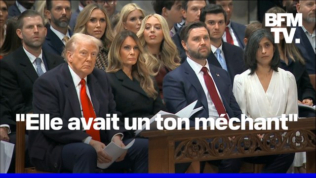 Donald Trump exige des excuses d'une évêque après s'être fait sermonner lors d'une messe