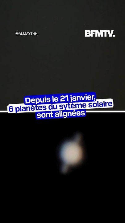 "Ça se produit qu'environ toutes les quelques décennies": six planètes du système solaire se sont alignées ce mardi 21 janvier