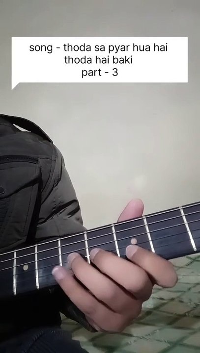 Thoda sa pyar hua hai thoda hai baki part - 3 @shorts  @guitar @music