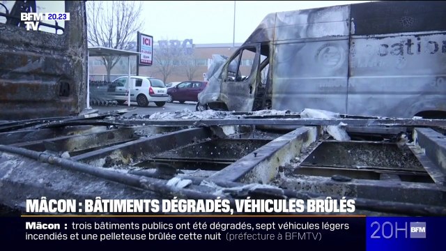 Mâcon: 50 CRS envoyés pour sécuriser le quartier après l'incendie de trois bâtiments publics