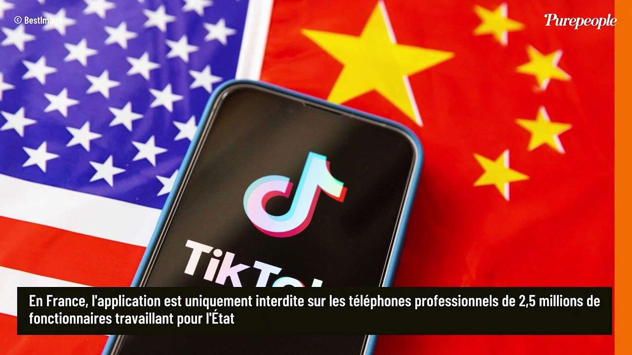 TikTok bientôt banni en France ? 170 millions d'Américains privés se retrouvent privés du réseau social...