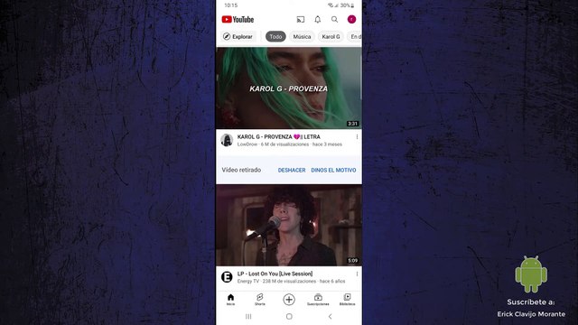 Como activar Modo Oscuro en Youtube Android
