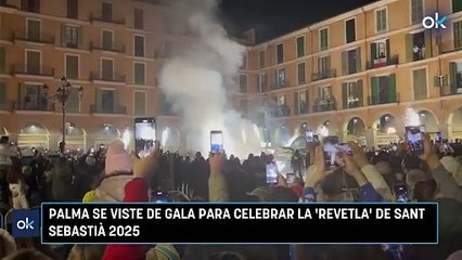 Palma se viste de gala para celebrar la 'revetla' de Sant Sebastià 2025