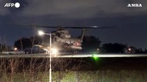Le tre israeliane liberate arrivate all'ospedale Sheba