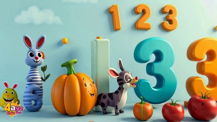 123 Phonics Song | Learn Counting & Numbers | 1 to 10 | ver-2