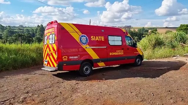Ciclista fica ferido ao sofrer queda no Bairro Floresta, em Cascavel