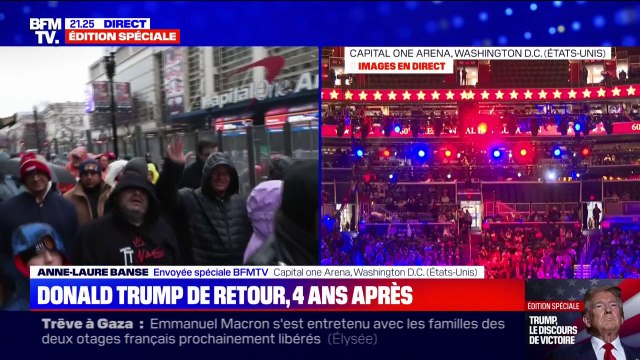 Je voulais faire partie de l'histoire : cet Américain a traversé les États-Unis pour assister au dernier meeting de Donald Trump à la Capital One Arena à Washington