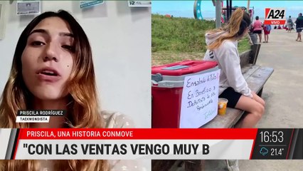 Priscila Rodríguez: La joven multicampeona que financia sus sueños deportivos vendiendo ensaladas de frutas