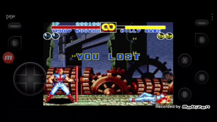 Fatal Fury 2 Terry Bogard vs Billy Kane Terry Bogard é derrotado por Billy Kane