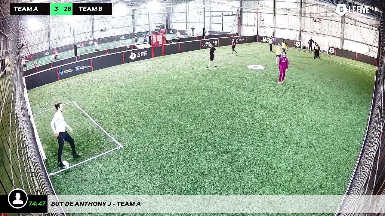 But de Anthony J - Team A